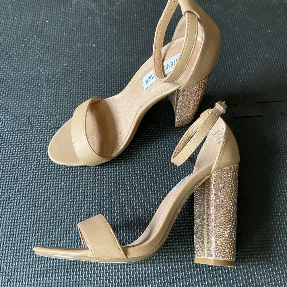 Steve Madden Rhinestone Carson Heels